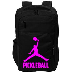 Hot Pink Pickleball Sports Logo Impact Tech Backpack