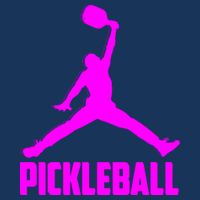 Hot Pink Pickleball Sports Logo Flatbill Hat