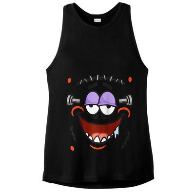 Halloween Play Patrick Star Raglan Ladies PosiCharge Tri-Blend Wicking Tank