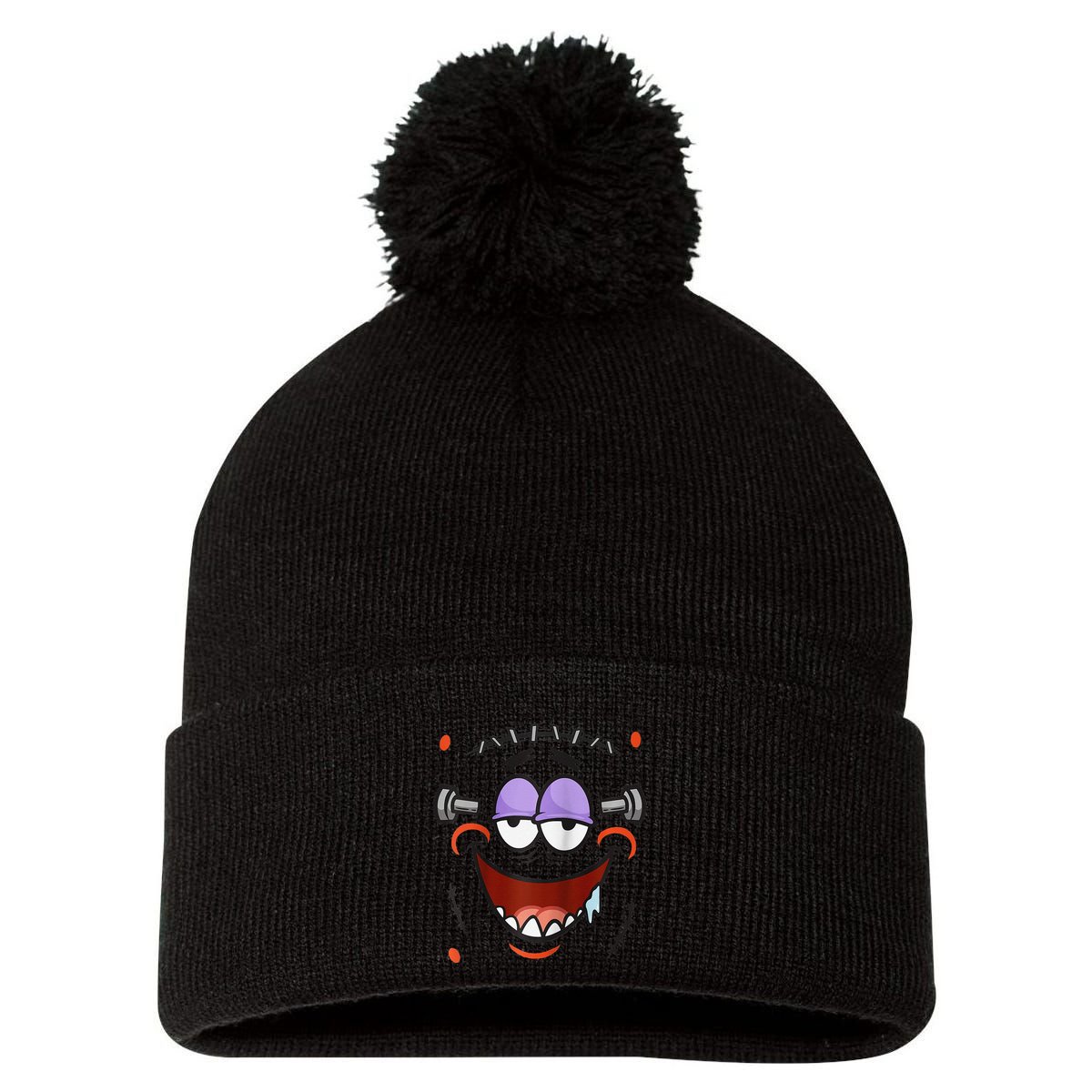 Halloween Play Patrick Star Raglan Pom Pom 12in Knit Beanie