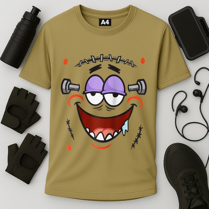 Halloween Play Patrick Star Raglan Performance Shirt
