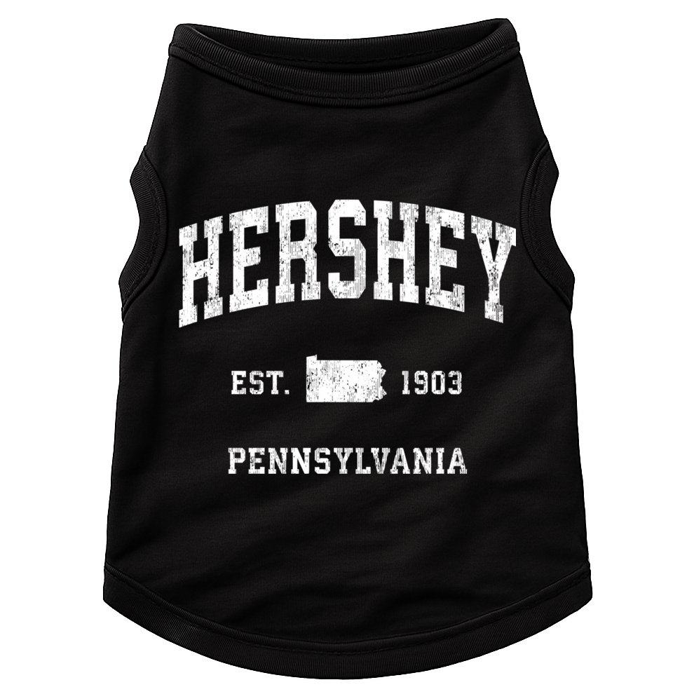 Hershey Pennsylvania Pa Vintage Athletic Doggie Tank