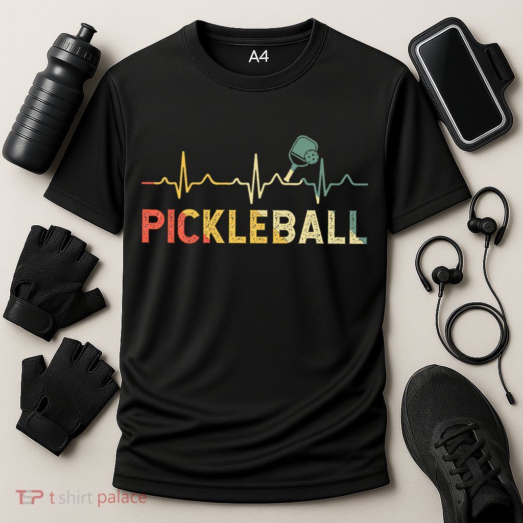 heartbeat Pickleballer Pickle Baller Pickleball Player Performance Shirt