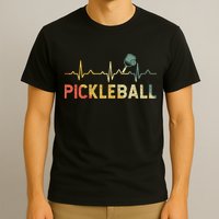heartbeat Pickleballer Pickle Baller Pickleball Player T-Shirt
