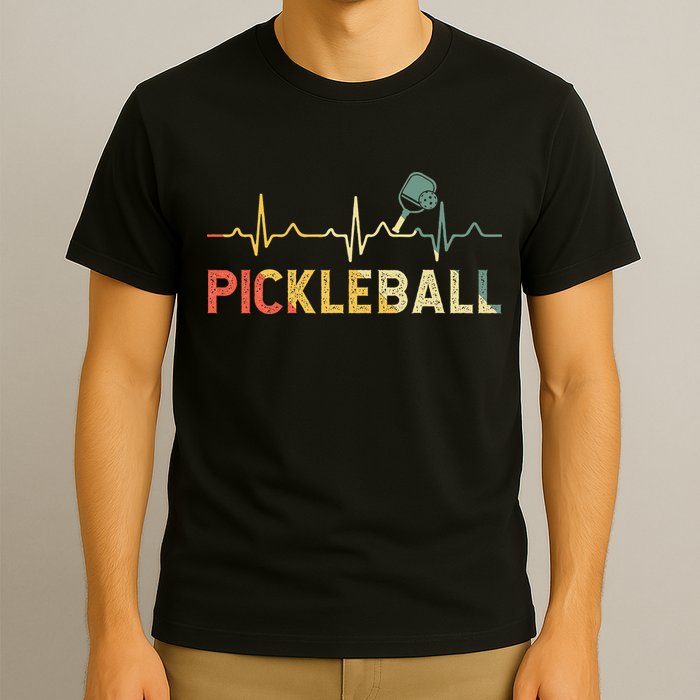 heartbeat Pickleballer Pickle Baller Pickleball Player T-Shirt