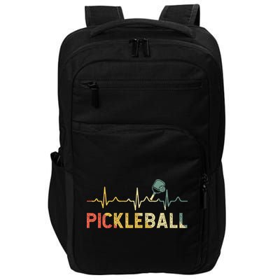 heartbeat Pickleballer Pickle Baller Pickleball Player Impact Tech Backpack