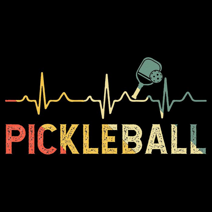 heartbeat Pickleballer Pickle Baller Pickleball Player Button