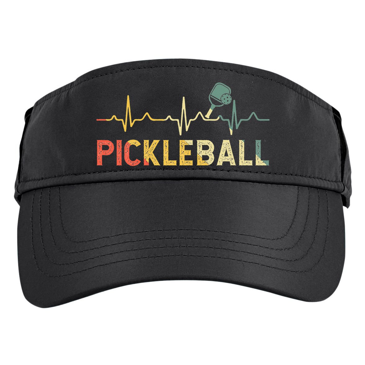 heartbeat Pickleballer Pickle Baller Pickleball Player Adult Drive Performance Visor