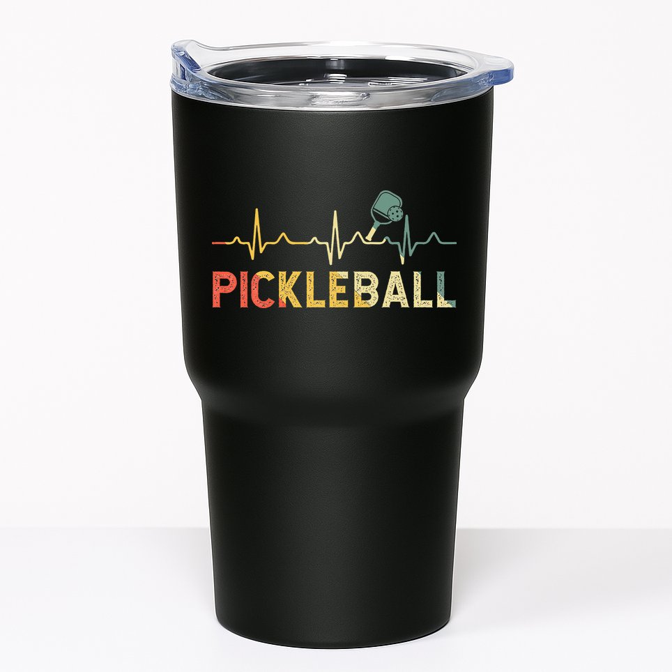 heartbeat Pickleballer Pickle Baller Pickleball Player Tumbler