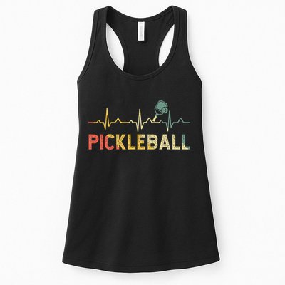 heartbeat Pickleballer Pickle Baller Pickleball Player Womens Tank Top