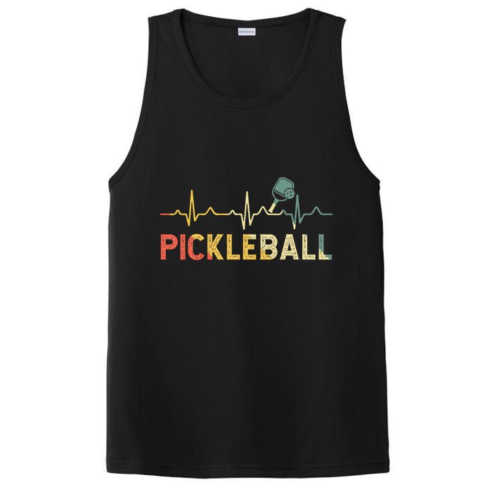 heartbeat Pickleballer Pickle Baller Pickleball Player PosiCharge Competitor Tank