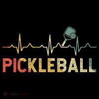 heartbeat Pickleballer Pickle Baller Pickleball Player Toddler Sweatshirt
