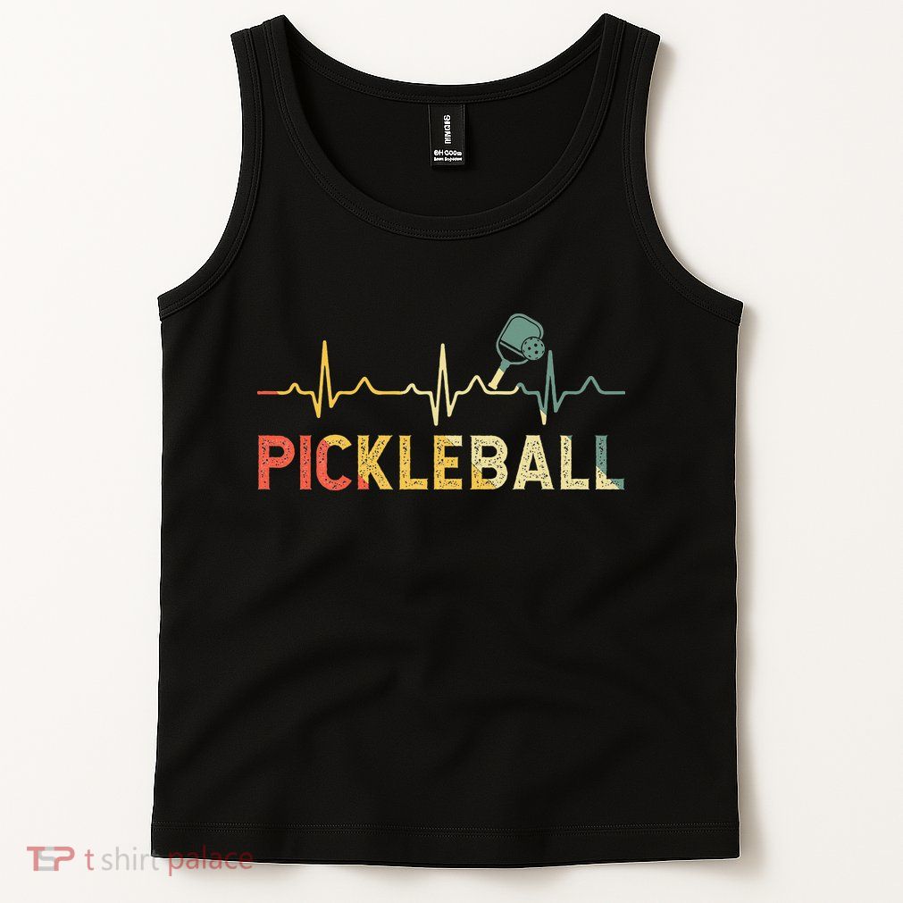 heartbeat Pickleballer Pickle Baller Pickleball Player Tank Top