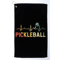 heartbeat Pickleballer Pickle Baller Pickleball Player Golf Towel