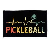 heartbeat Pickleballer Pickle Baller Pickleball Player Microfiber Hand Towel