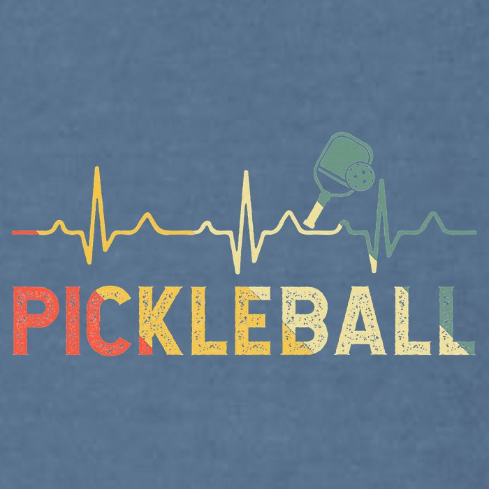 heartbeat Pickleballer Pickle Baller Pickleball Player Garment-Dyed Sweatshirt