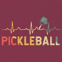 heartbeat Pickleballer Pickle Baller Pickleball Player 16oz Travel Tumbler