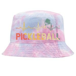 heartbeat Pickleballer Pickle Baller Pickleball Player Tie-Dyed Bucket Hat