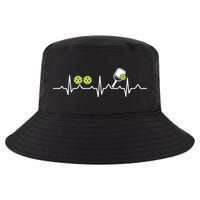 Heartbeat Pulse Pickleball Funny Gift Cool Comfort Performance Bucket Hat