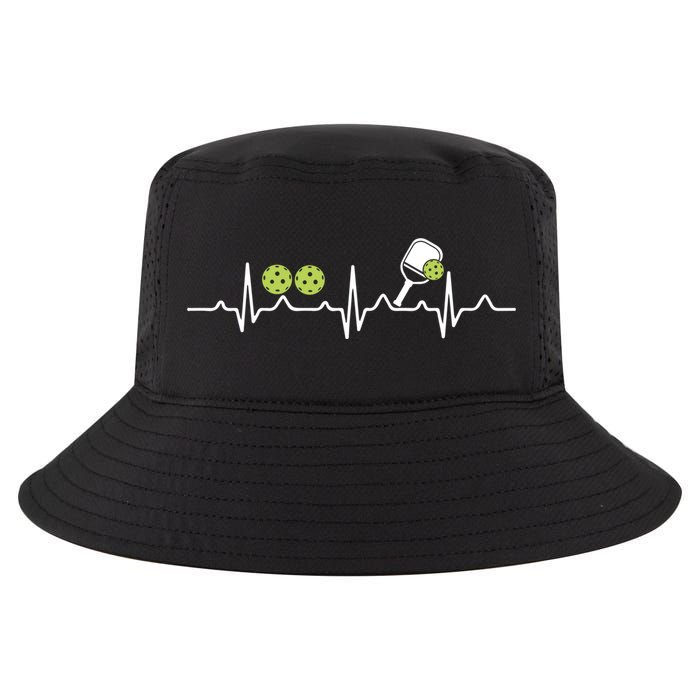 Heartbeat Pulse Pickleball Funny Gift Cool Comfort Performance Bucket Hat