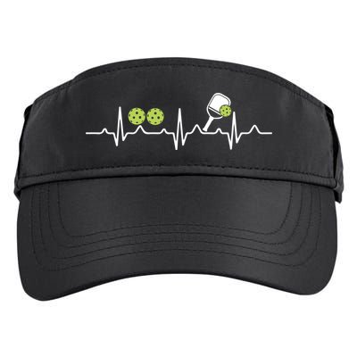 Heartbeat Pulse Pickleball Funny Gift Adult Drive Performance Visor