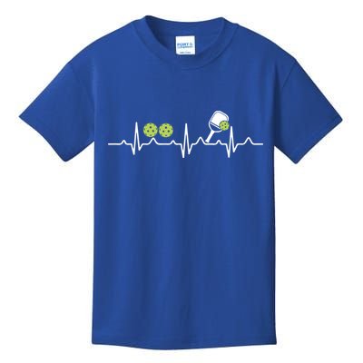 Heartbeat Pulse Pickleball Funny Gift Kids T-Shirt