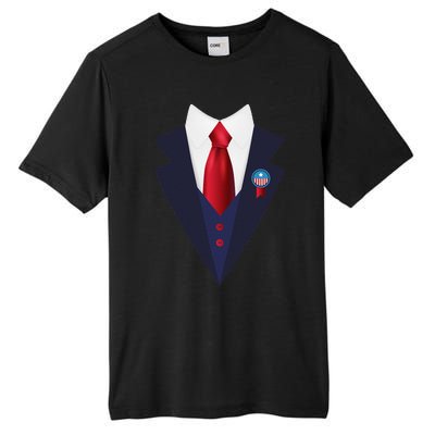 Halloween President Politician Suit Costume Trump Tall Fusion ChromaSoft Performance T-Shirt