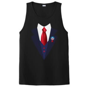 Halloween President Politician Suit Costume Trump PosiCharge Competitor Tank