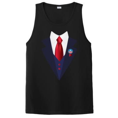 Halloween President Politician Suit Costume Trump PosiCharge Competitor Tank