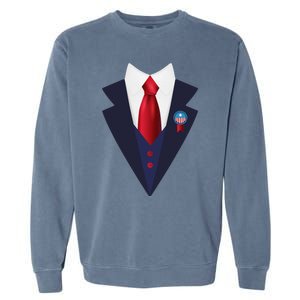 Halloween President Politician Suit Costume Trump Garment-Dyed Sweatshirt