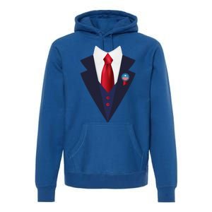 Halloween President Politician Suit Costume Trump Premium Hoodie