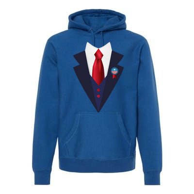 Halloween President Politician Suit Costume Trump Premium Hoodie