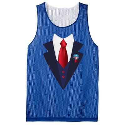 Halloween President Politician Suit Costume Trump Mesh Reversible Basketball Jersey Tank