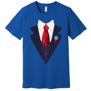 Halloween President Politician Suit Costume Trump Premium T-Shirt