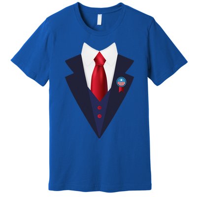 Halloween President Politician Suit Costume Trump Premium T-Shirt