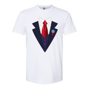 Halloween President Politician Suit Costume Trump Softstyle CVC T-Shirt