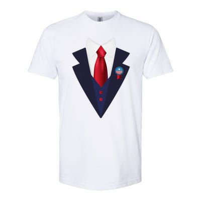 Halloween President Politician Suit Costume Trump Softstyle CVC T-Shirt