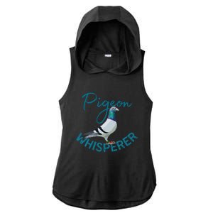 Homing Pigeon Pigeon Breeders Pigeon Breeding Racing Pigeons Ladies PosiCharge Tri-Blend Wicking Draft Hoodie Tank