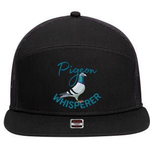 Homing Pigeon Pigeon Breeders Pigeon Breeding Racing Pigeons 7 Panel Mesh Trucker Snapback Hat