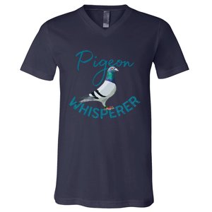 Homing Pigeon Pigeon Breeders Pigeon Breeding Racing Pigeons V-Neck T-Shirt