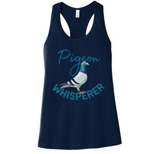 Homing Pigeon Pigeon Breeders Pigeon Breeding Racing Pigeons Women's Racerback Tank