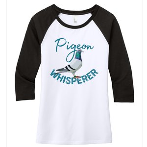 Homing Pigeon Pigeon Breeders Pigeon Breeding Racing Pigeons Women's Tri-Blend 3/4-Sleeve Raglan Shirt