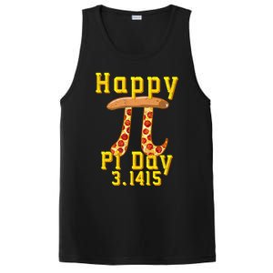 Happy Pizza Pi Day 3 141 Pi Symbol Science And Math Teacher Meaningful Gift PosiCharge Competitor Tank