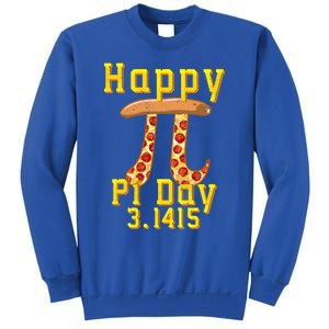 Happy Pizza Pi Day 3 141 Pi Symbol Science And Math Teacher Meaningful Gift Sweatshirt