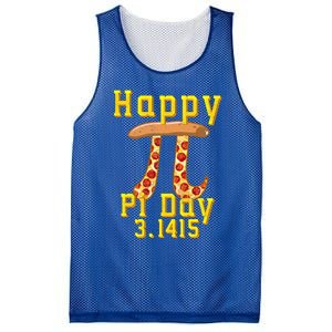 Happy Pizza Pi Day 3 141 Pi Symbol Science And Math Teacher Meaningful Gift Mesh Reversible Basketball Jersey Tank