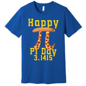 Happy Pizza Pi Day 3 141 Pi Symbol Science And Math Teacher Meaningful Gift Premium T-Shirt