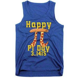 Happy Pizza Pi Day 3 141 Pi Symbol Science And Math Teacher Meaningful Gift Tank Top