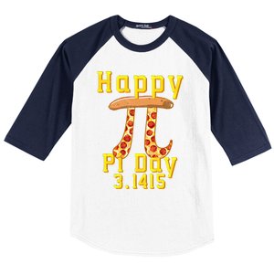 Happy Pizza Pi Day 3 141 Pi Symbol Science And Math Teacher Meaningful Gift Baseball Sleeve Shirt