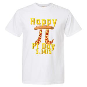 Happy Pizza Pi Day 3 141 Pi Symbol Science And Math Teacher Meaningful Gift Garment-Dyed Heavyweight T-Shirt