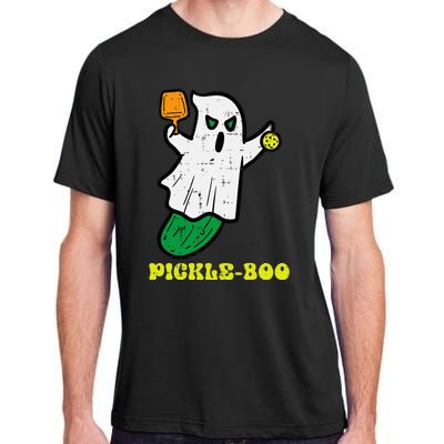 Halloween Pickleball Pickle Boo Ghost Costume Adult ChromaSoft Performance T-Shirt